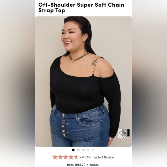 NWT Torrid Off-shoulder Top sz 2x - Picture 11 of 13